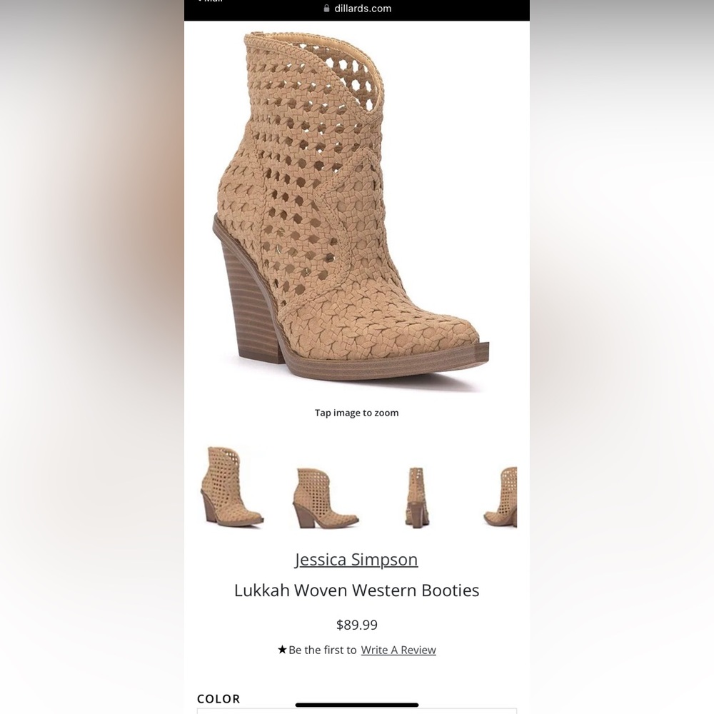 Jessica Simpson Black Boots